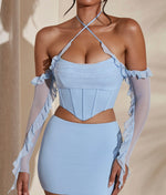 Load image into Gallery viewer, Cowl Neck Corset