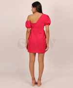 Load image into Gallery viewer, Gazelle One Shoulder Dress