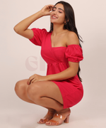 Load image into Gallery viewer, Gazelle One Shoulder Dress