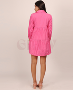 Load image into Gallery viewer, Collared Cotton Dress