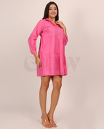 Load image into Gallery viewer, Collared Cotton Dress