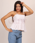 Load image into Gallery viewer, Celest White Top