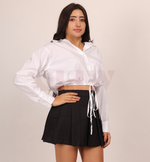 Load image into Gallery viewer, Crop Oversized Shirt