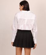 Load image into Gallery viewer, Crop Oversized Shirt