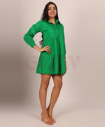 Load image into Gallery viewer, Collared Cotton Dress