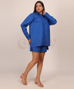 Load image into Gallery viewer, Cotton Co-ord Set with Shorts