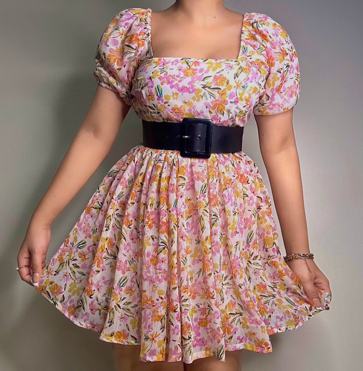 Ferry Square Neck Dress