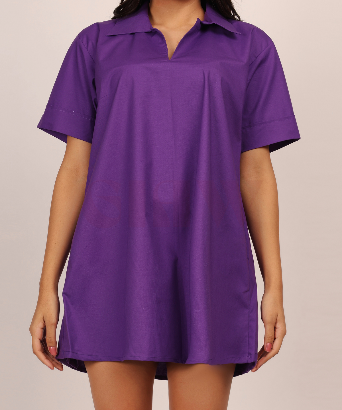 Amethyst Collar Dress