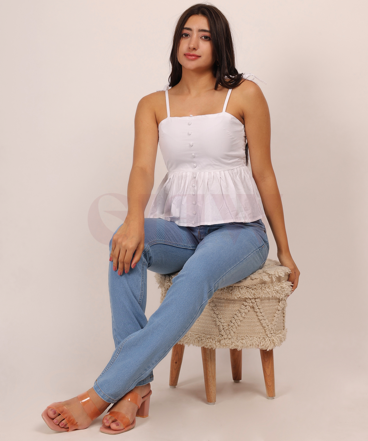 Celest White Top