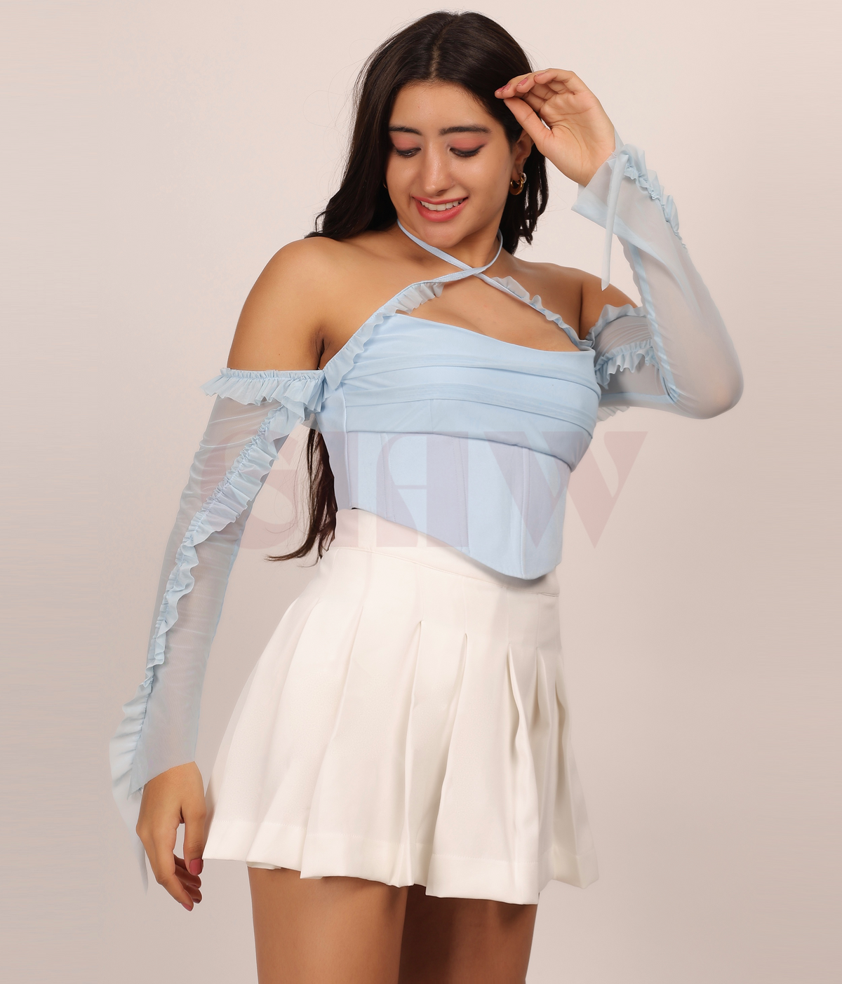 Cowl Neck Corset