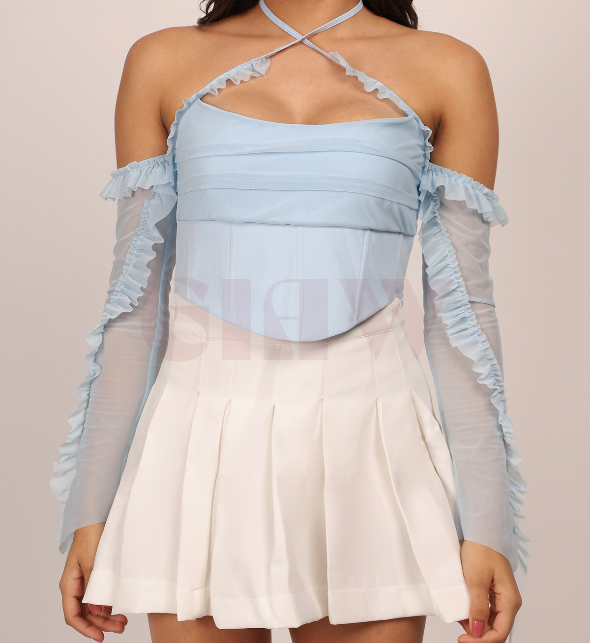 Cowl Neck Corset