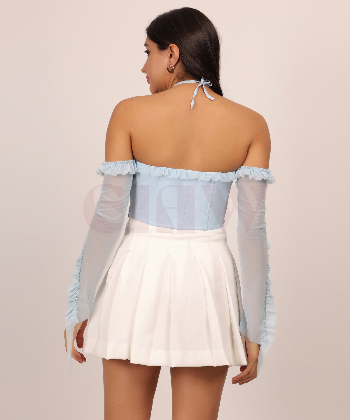 Cowl Neck Corset