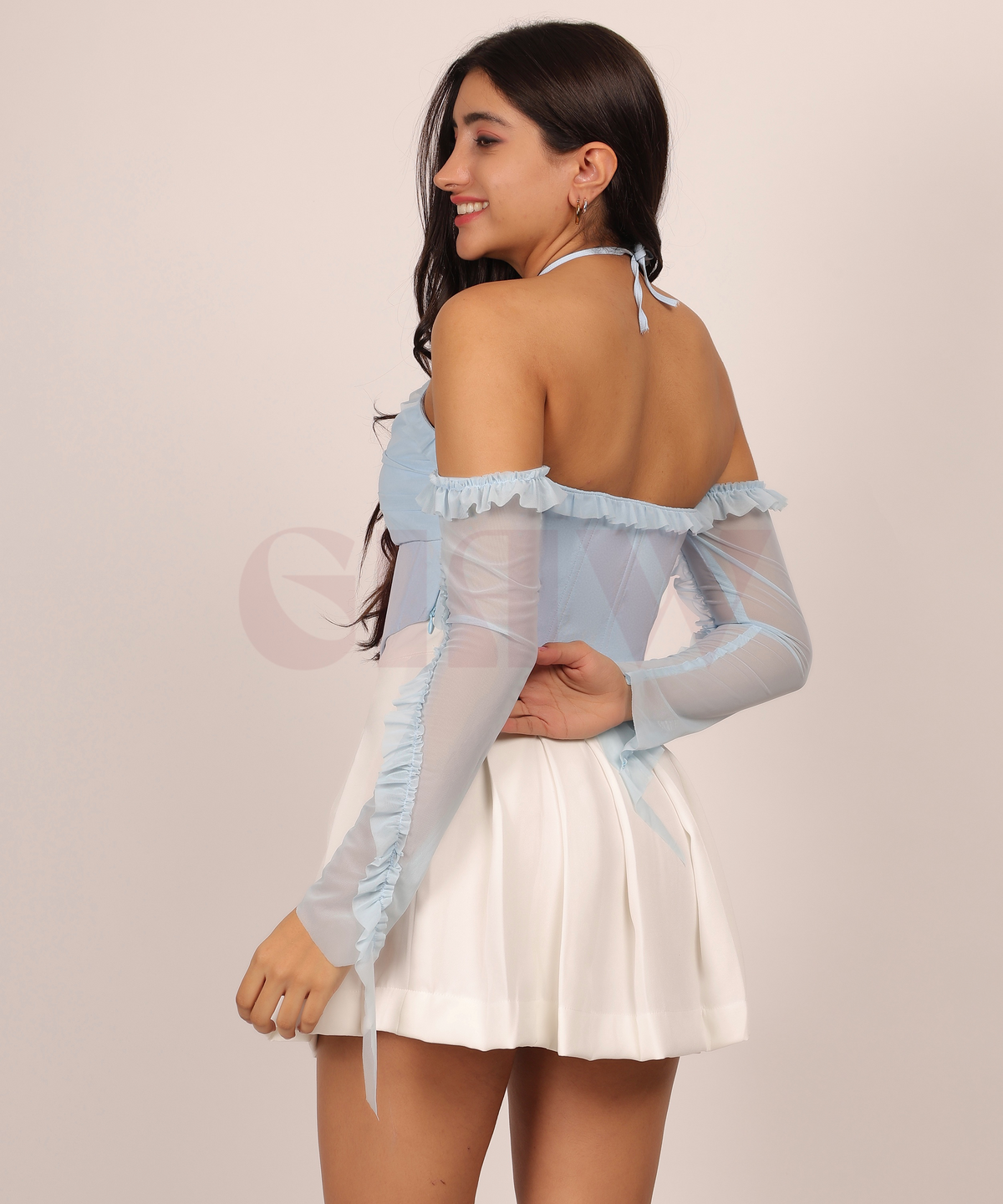 Cowl Neck Corset