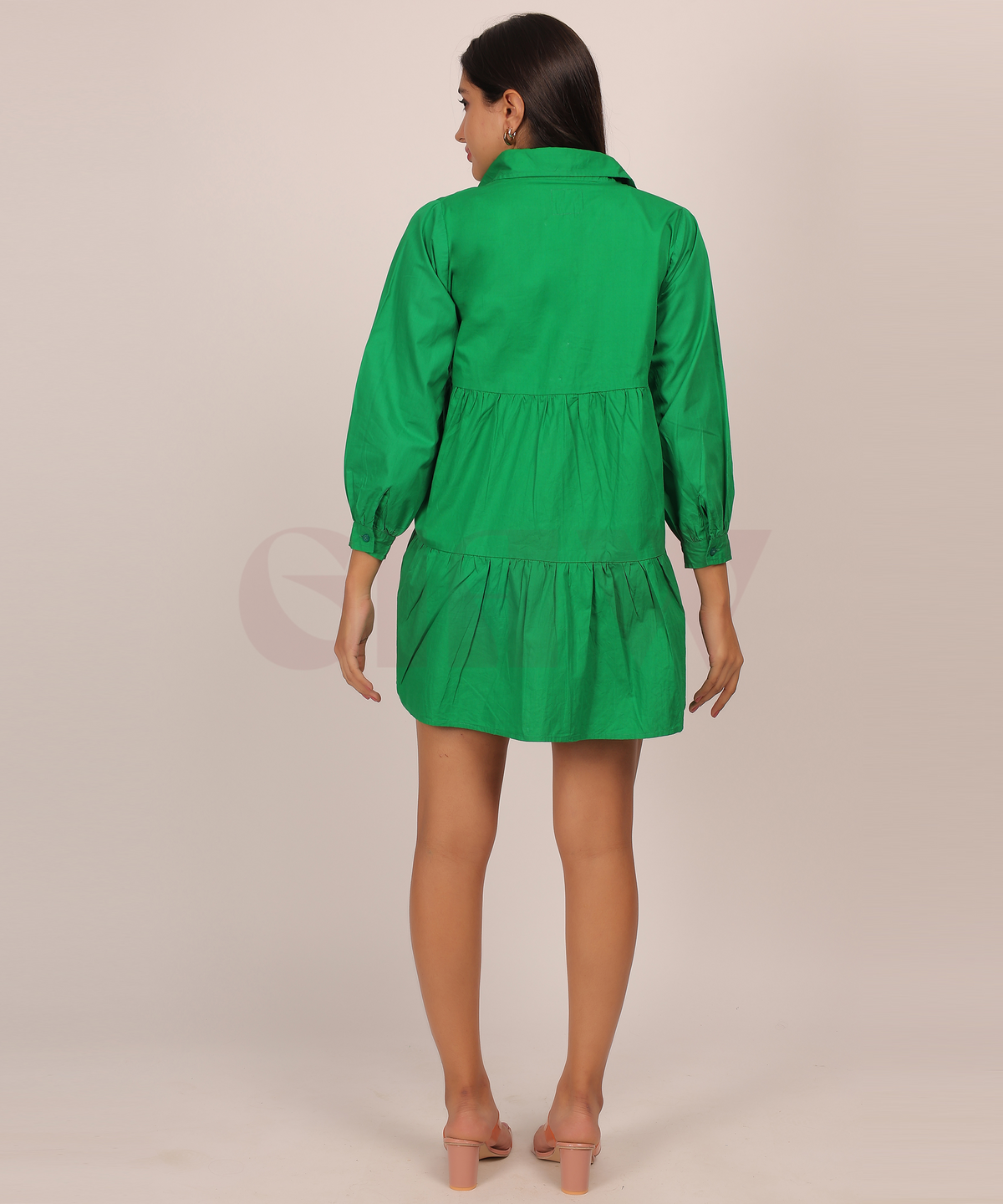 Collared Cotton Dress
