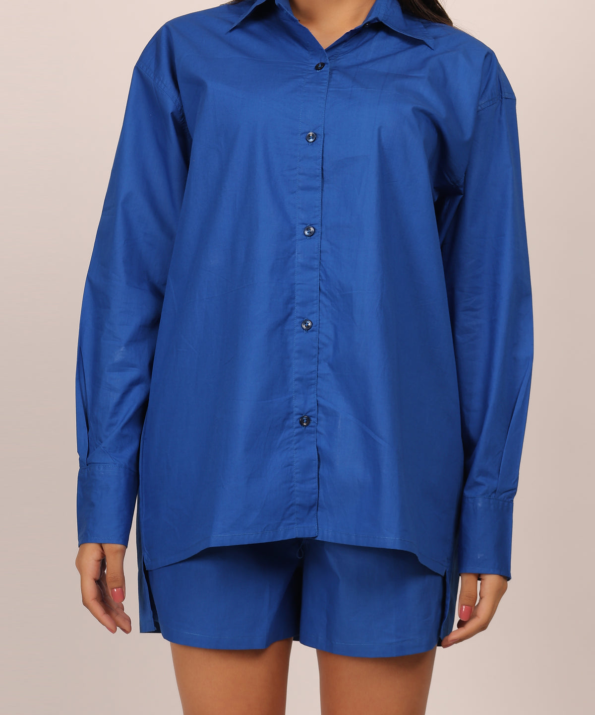 Solid Oversized Shirt