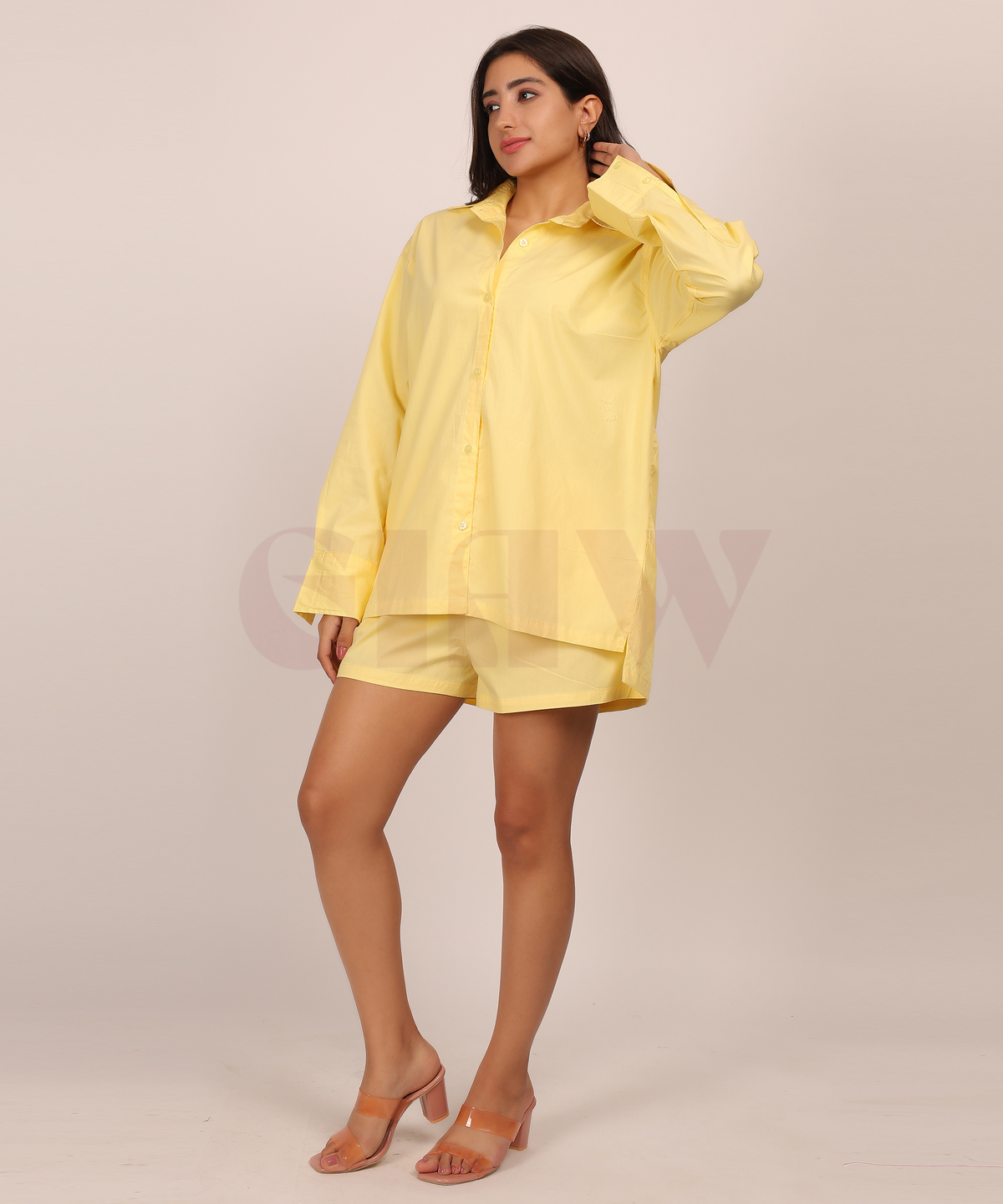 Cotton Co-ord Set with Shorts
