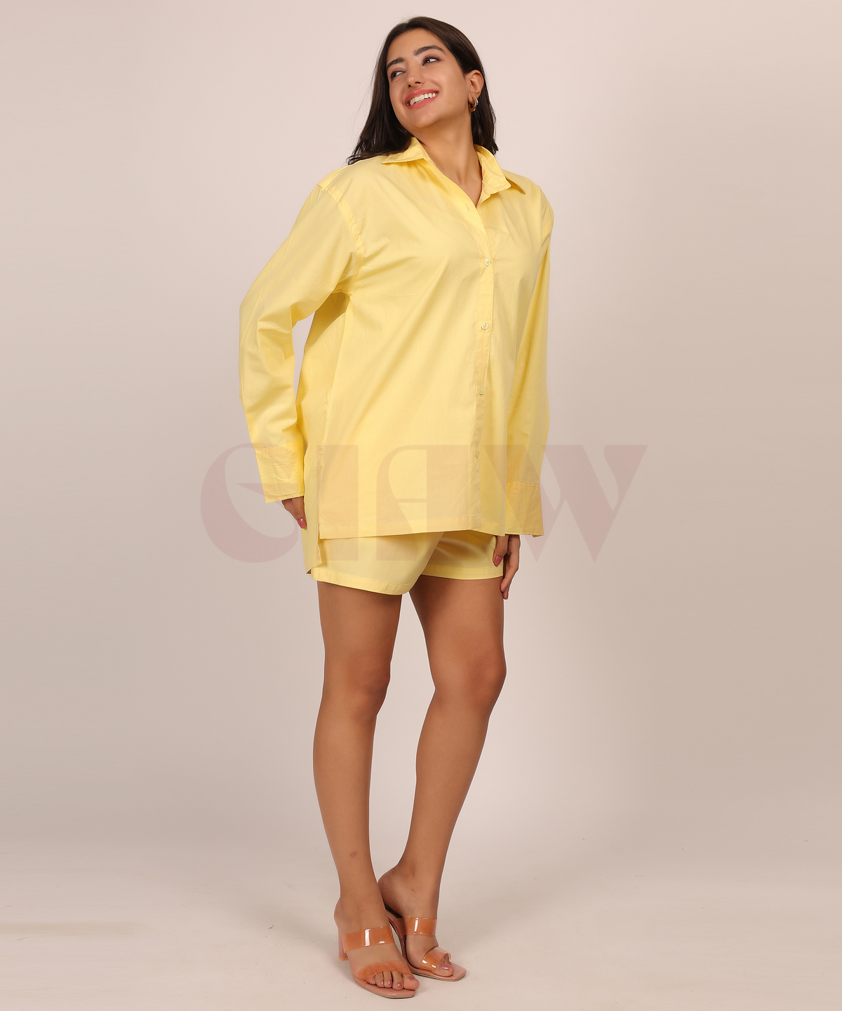 Cotton Co-ord Set with Shorts