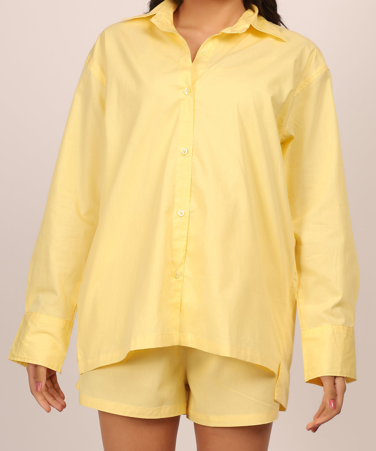 Solid Oversized Shirt