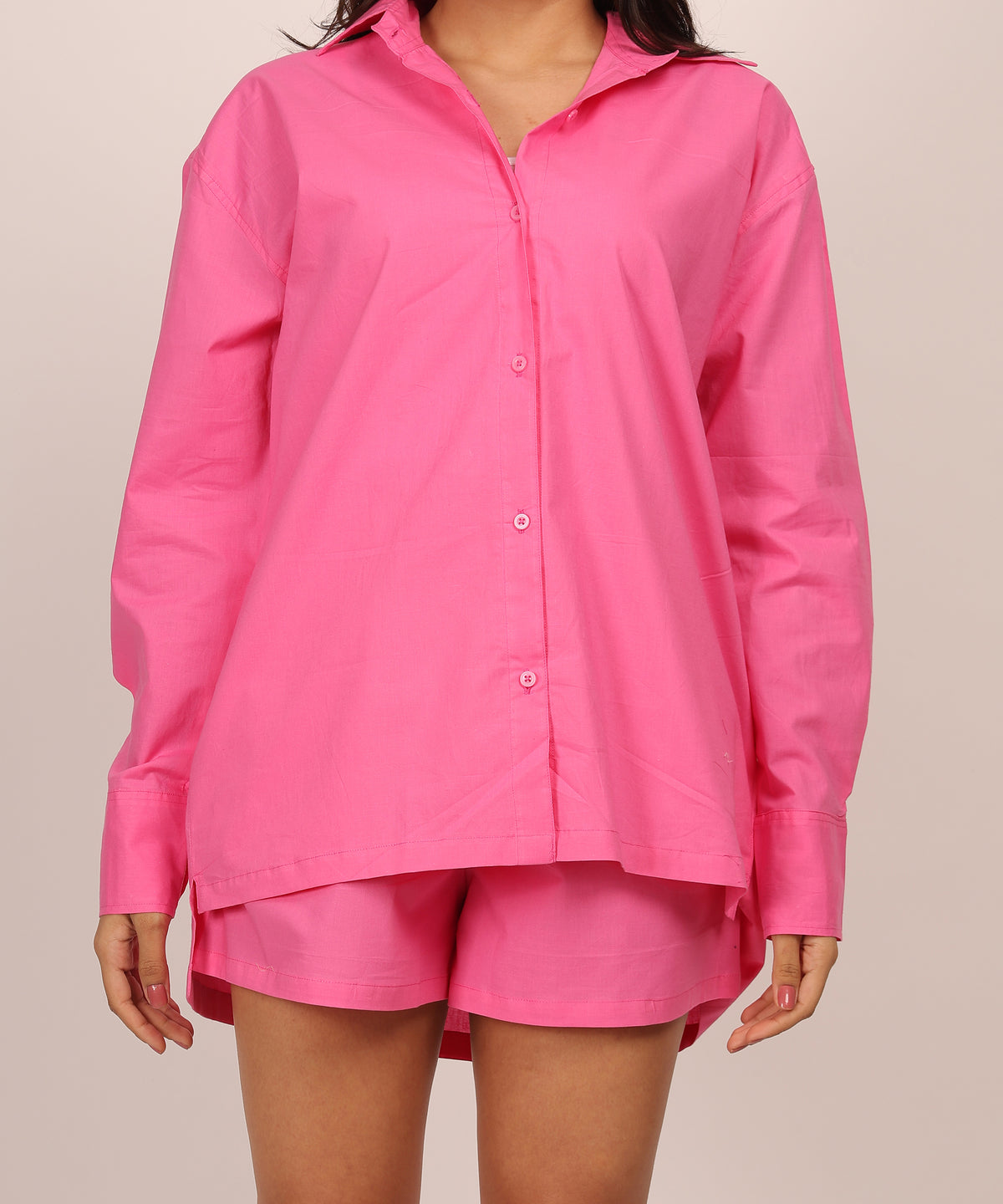 Solid Oversized Shirt