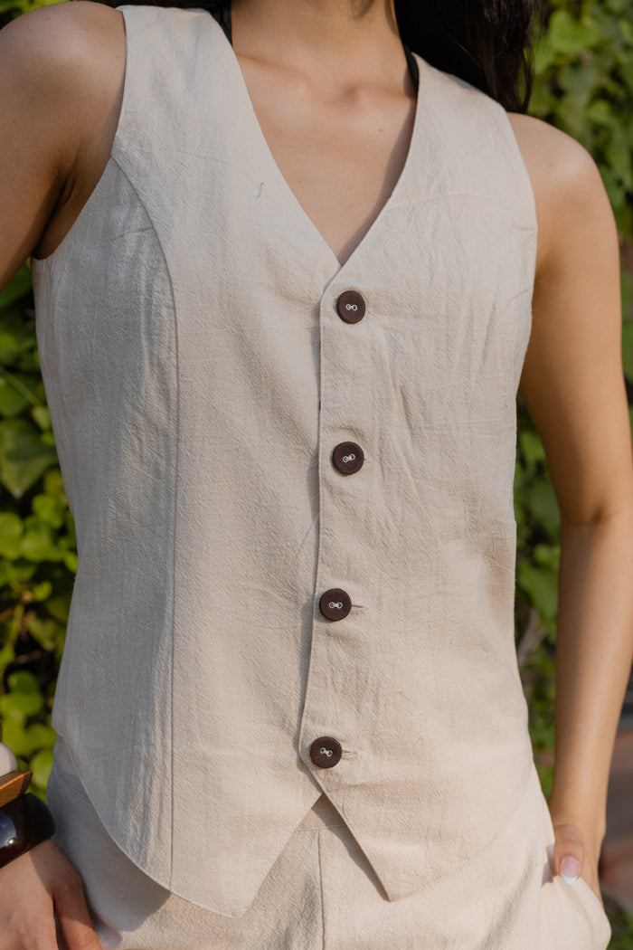 Twice as Nice Vest- Reversible Waistcoat