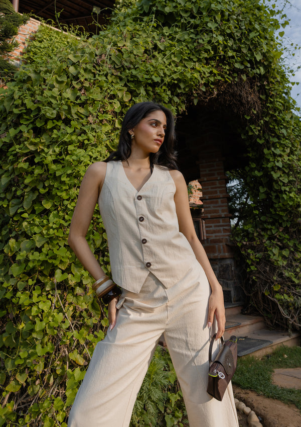 Twice as Nice Vest- Reversible Waistcoat
