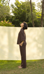 The Edit - Brown Linen Co-ord Set