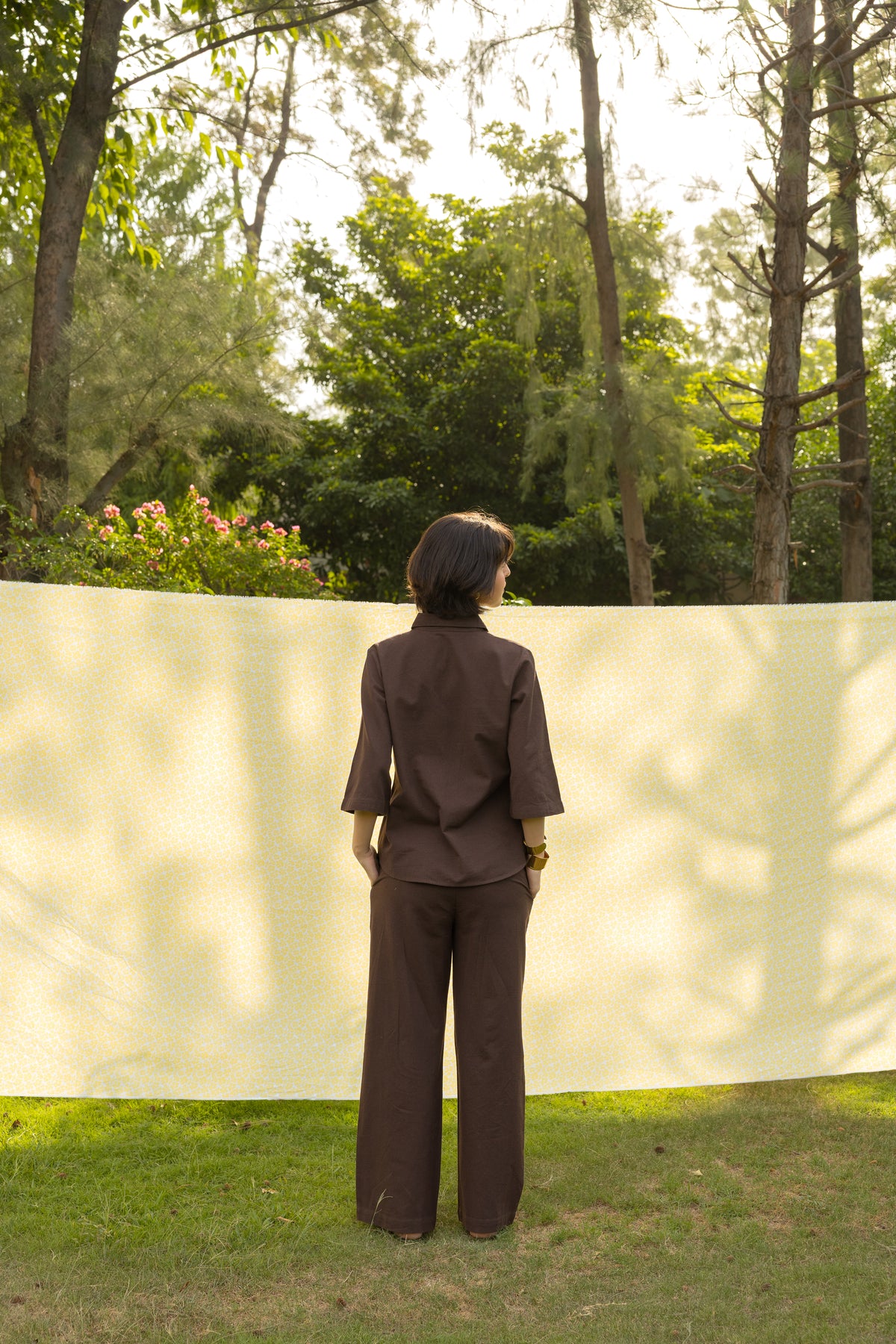 The Edit - Brown Linen Co-ord Set