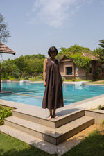 The Elysia Dress- Linen Sleeveless Maxi Dress
