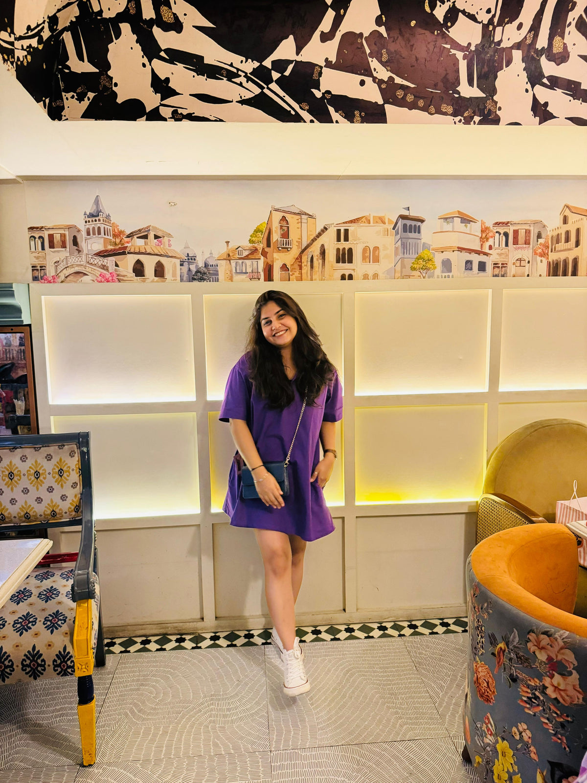 Amethyst Collar Dress